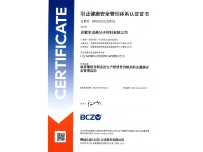 Certificado do Sistema de Gest&atilde;o de Sa&uacute;de e Seguran&ccedil;a Ocupacional