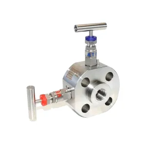 The integral coplanar five-valve manifold