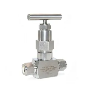 Bellows gasket needle valve