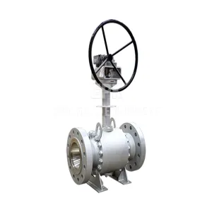 Ultra low temperature side mounted fixed ball valve