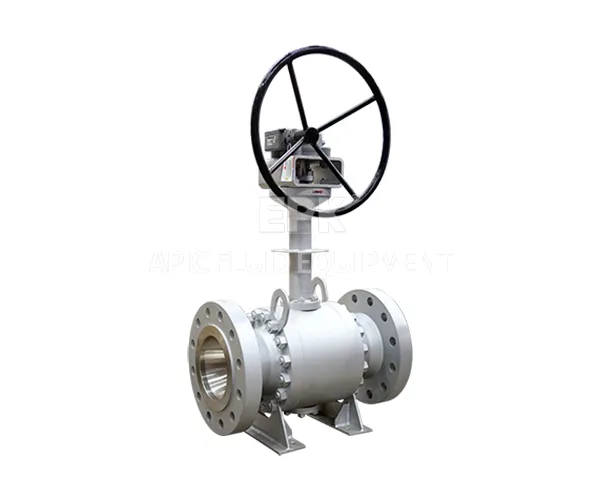 Ultra low temperature side mounted fixed ball valve
