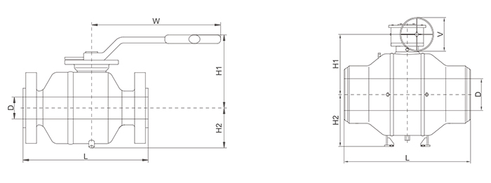 Price of fully welded fixed ball valve