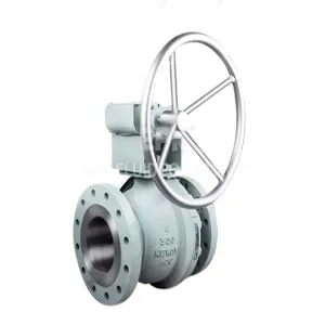 Manufacturer of cast steel side mounted soft seal ball valve