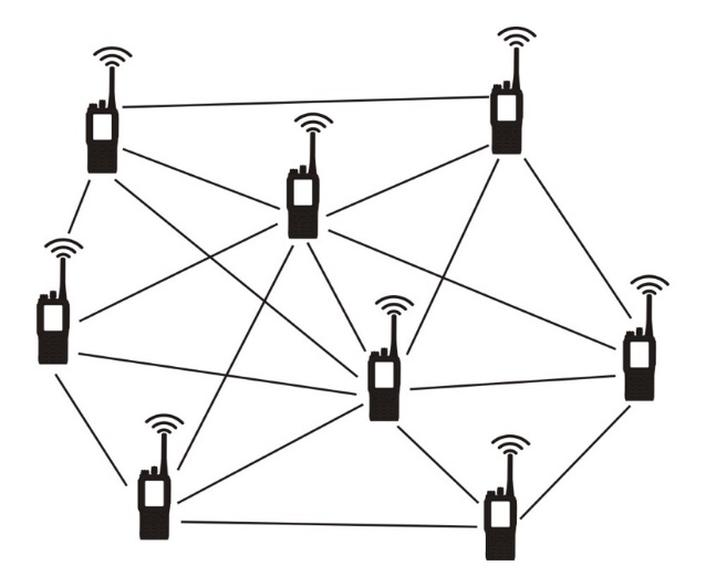 Flat network architecture Internet radio