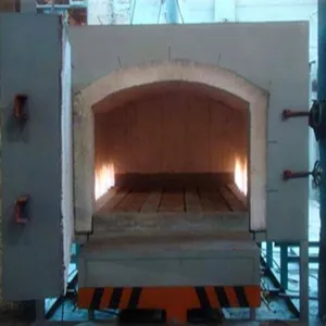 Gas fired shell baking furnace