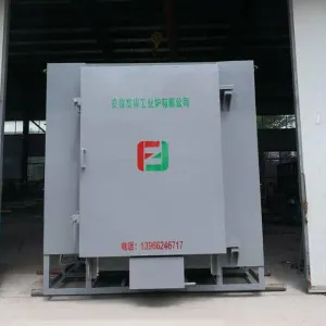 Trolley type heat treatment furnace