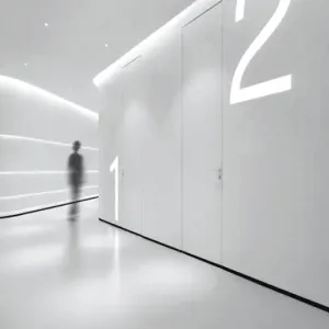 Clean Aluminum Corrugated Wall Panel