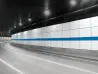 Porcelain Enameled Steel Panel for Tunnel Wall Cladding