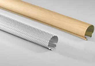 Round Profile Aluminum Baffle Ceiling