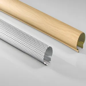 Round Profile Aluminum Baffle Ceiling