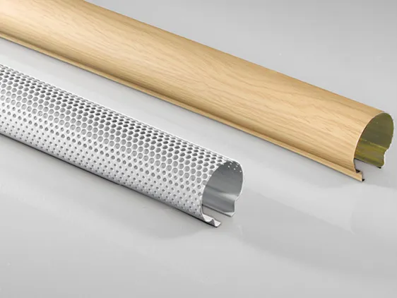 Round Profile Aluminum Baffle Ceiling