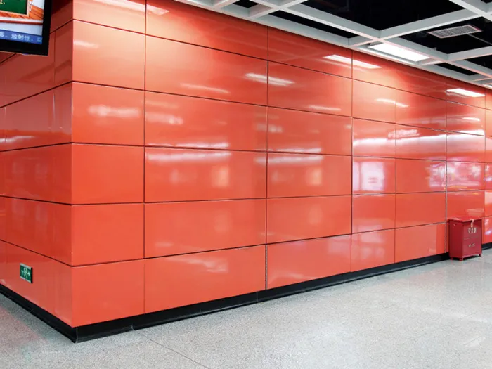 Porcelain Enameled Steel Corridor Wall Panels