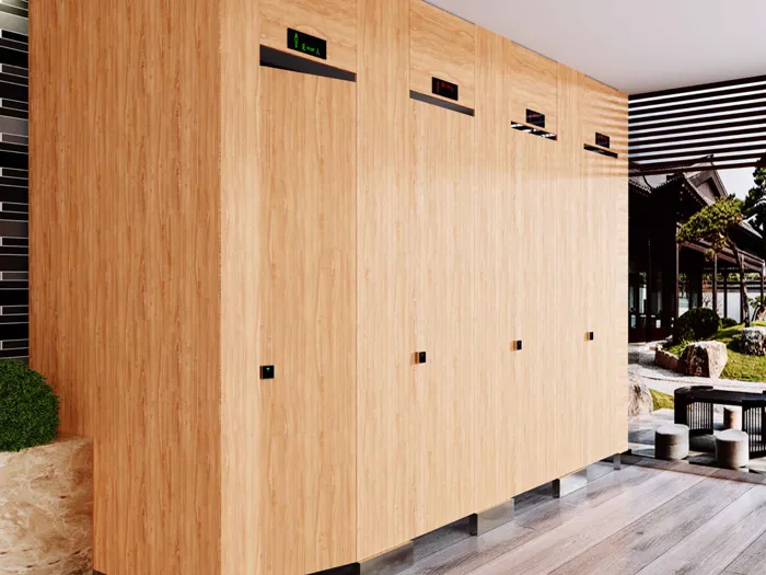 Open-Air Steel Toilet Partition System
