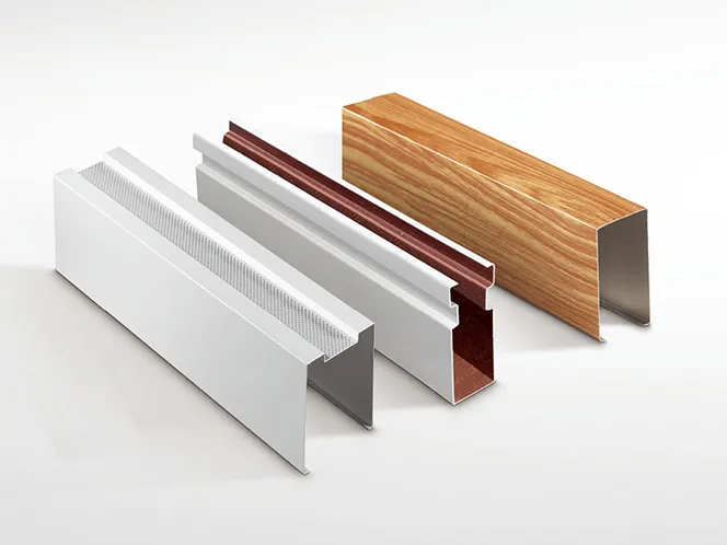 U-Channel Aluminum Baffle Ceiling
