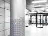 Patterned Porcelain Enameled Steel Panel for Column Cladding