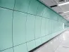 Porcelain Enameled Steel Panels for Modern Transit Corridors