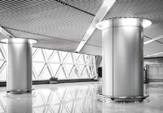 Round Aluminum Column Cladding Panel