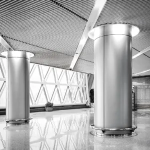 Round Aluminum Column Cladding Panel