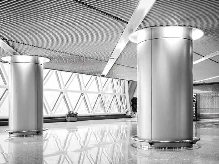 Round Aluminum Column Cladding Panel
