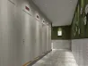Linear-Texture Steel Toilet Partitions