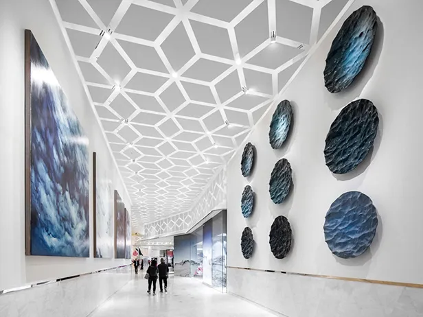 Organic-Shaped Aluminum Wall Panels