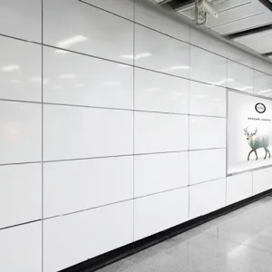 Porcelain Enameled Steel Interior Corridor Cladding