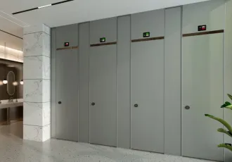 Smart Status Indicator Steel Toilet Partitions