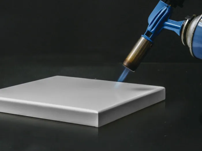 Spray Coated Porcelain Enameled Steel Panel