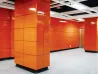 Orange Porcelain Enameled Steel Wall Panels