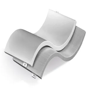 Wave-Form Double Curved Aluminum Panel