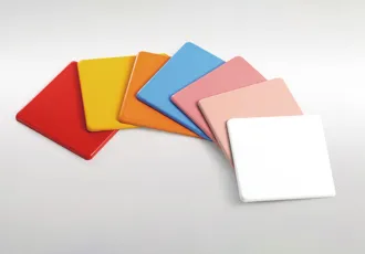Custom Finish Porcelain Enameled Steel Panel Samples