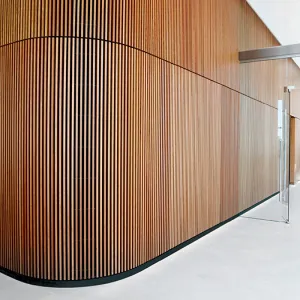 Wood Grain Linear Aluminum Square Tube