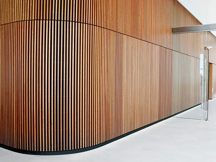 Wood Grain Linear Aluminum Square Tube