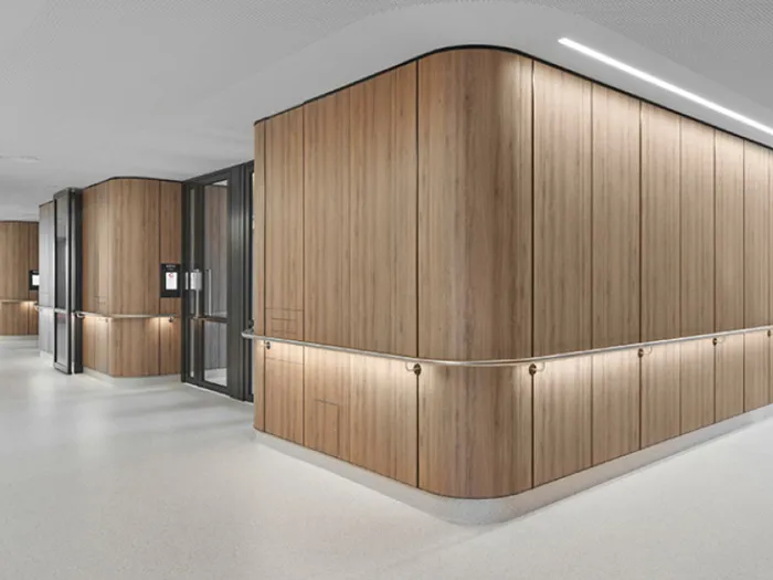 Natural Wood Grain Steel Wall Panel for Interior Decoration