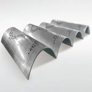 Wave-Shaped Perforated Aluminum Veneer