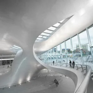 Sculptural Multi-Curved Aluminum Panel