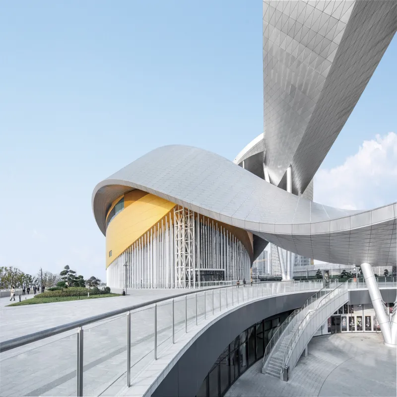 Flowing Curve Aluminum Facade Panel