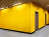 Porcelain Enameled Steel Panel for High-Visibility Corridor Interiors