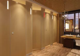 Hotel Restroom Steel Toilet Partitions