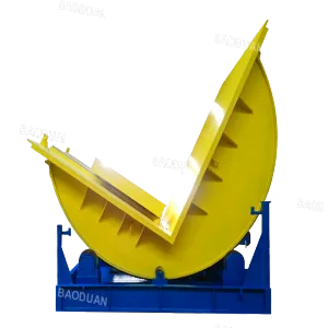 Upender with sliding table