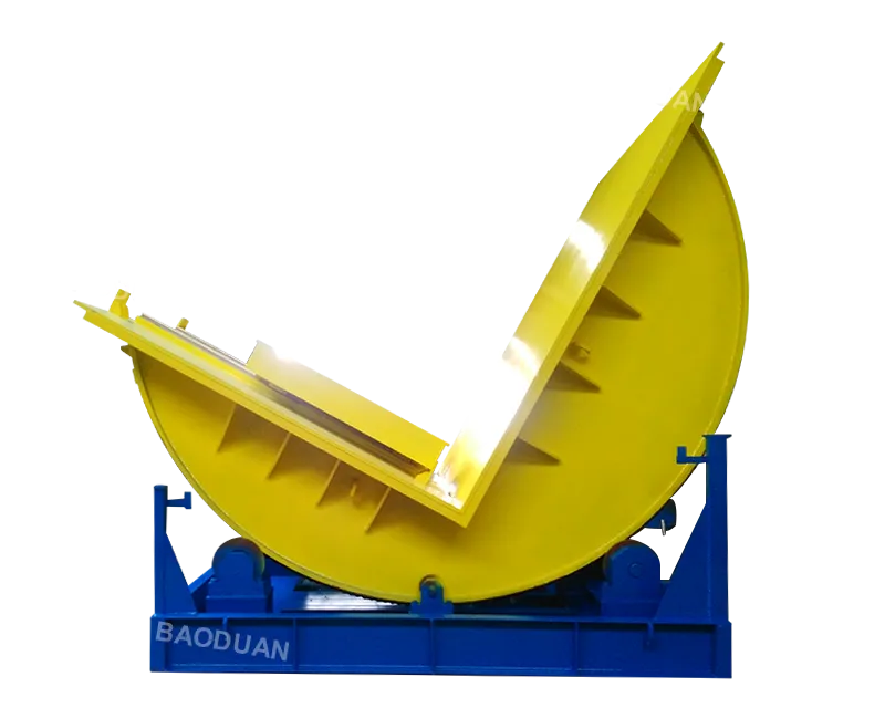 Upender with sliding table