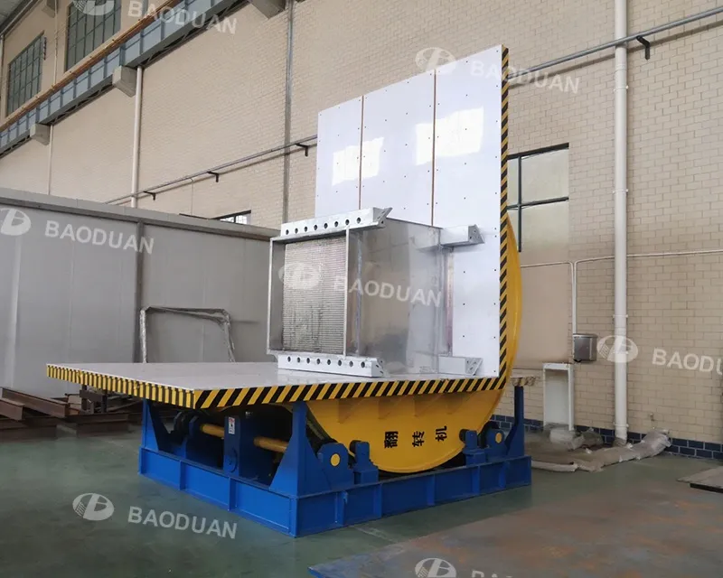 Heavy-tonnage large mold upender