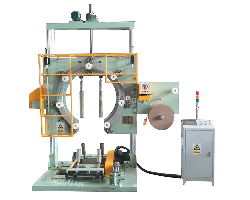 Vertical heavy-duty wrapping machine