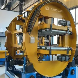 Full-automatic O-type heavy-duty upender