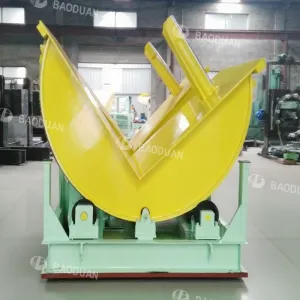 Electric upender with lifting shaft