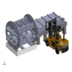 O-type heavy-duty upender