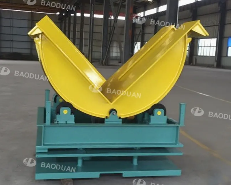 Hydraulic upender with rotating base