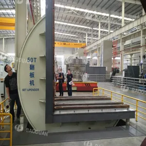 90-degree large mold upender