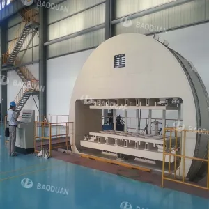 Large-tonnage O-type heavy-duty upender