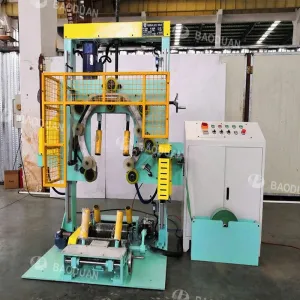 Vertical light-duty wrapping machine